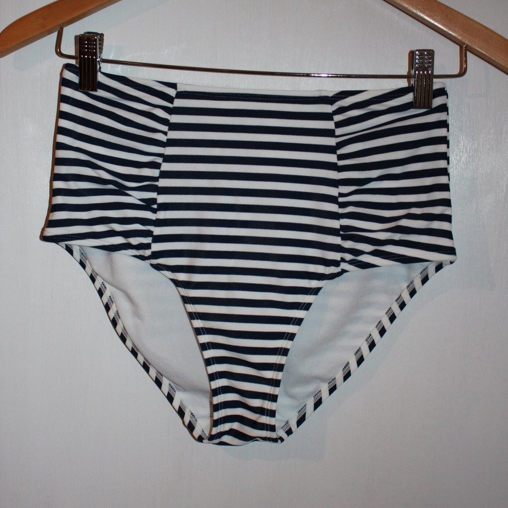 Navy and White Swim Bottoms